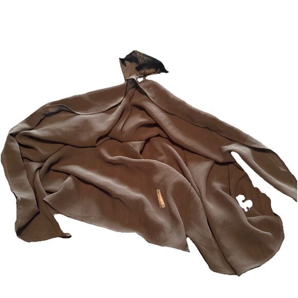 Banana Republica Sz Medium Black Midi Pleated Fairy Goth Dark Grunge Punk Skirt - Picture 7 of 7